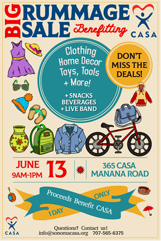 Big Rummage Sale Benefiting CASA